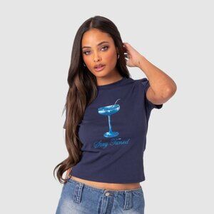 EDIKTED Tuned In T Shirt